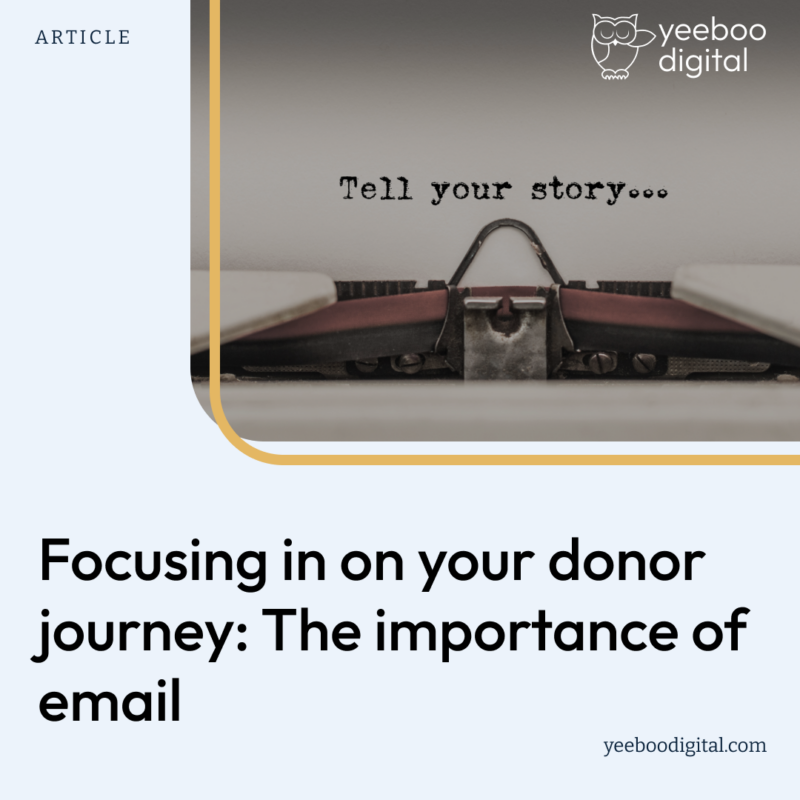 Let’s explore each stage of the donor journey in-depth and examine the role that email marketing plays at each step.
