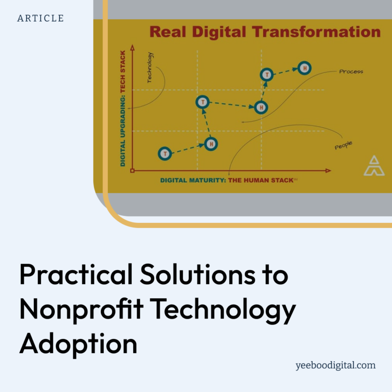 Practical Solutions to Nonprofit Technology Adoption